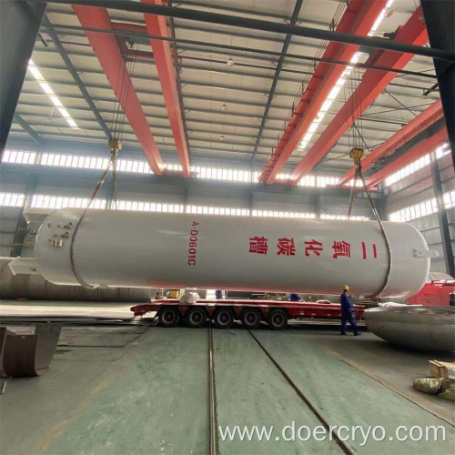 Liquefied Cryogenic LN2O Storage Vessel